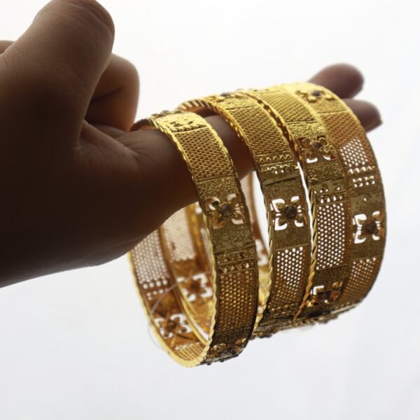 Traditional Gold Bangles Set