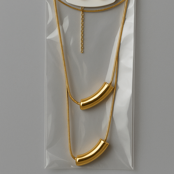 Minimalist Bar Double-Layer Necklace